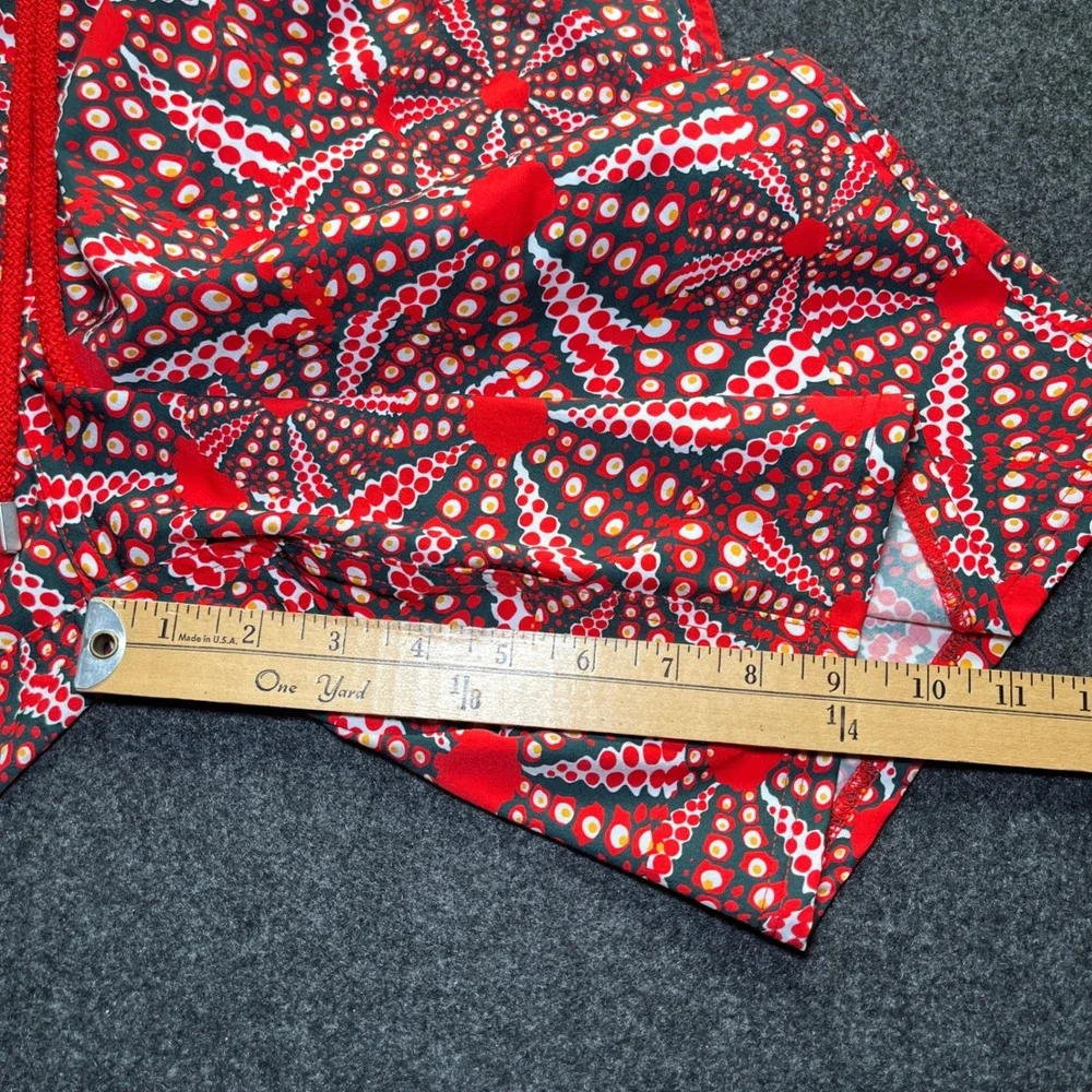 Vilebrequin Swim Shorts Mens L Red NWT Okorise Geometric Starburst Trunks